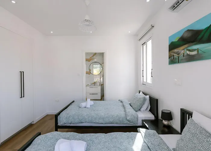 Вилла Myria, 3bd, Private Pool, Garden, Bbq, Near The In Kisonerga *